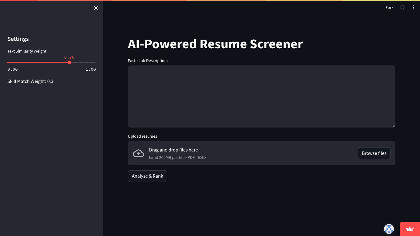 Resume Matcher preview